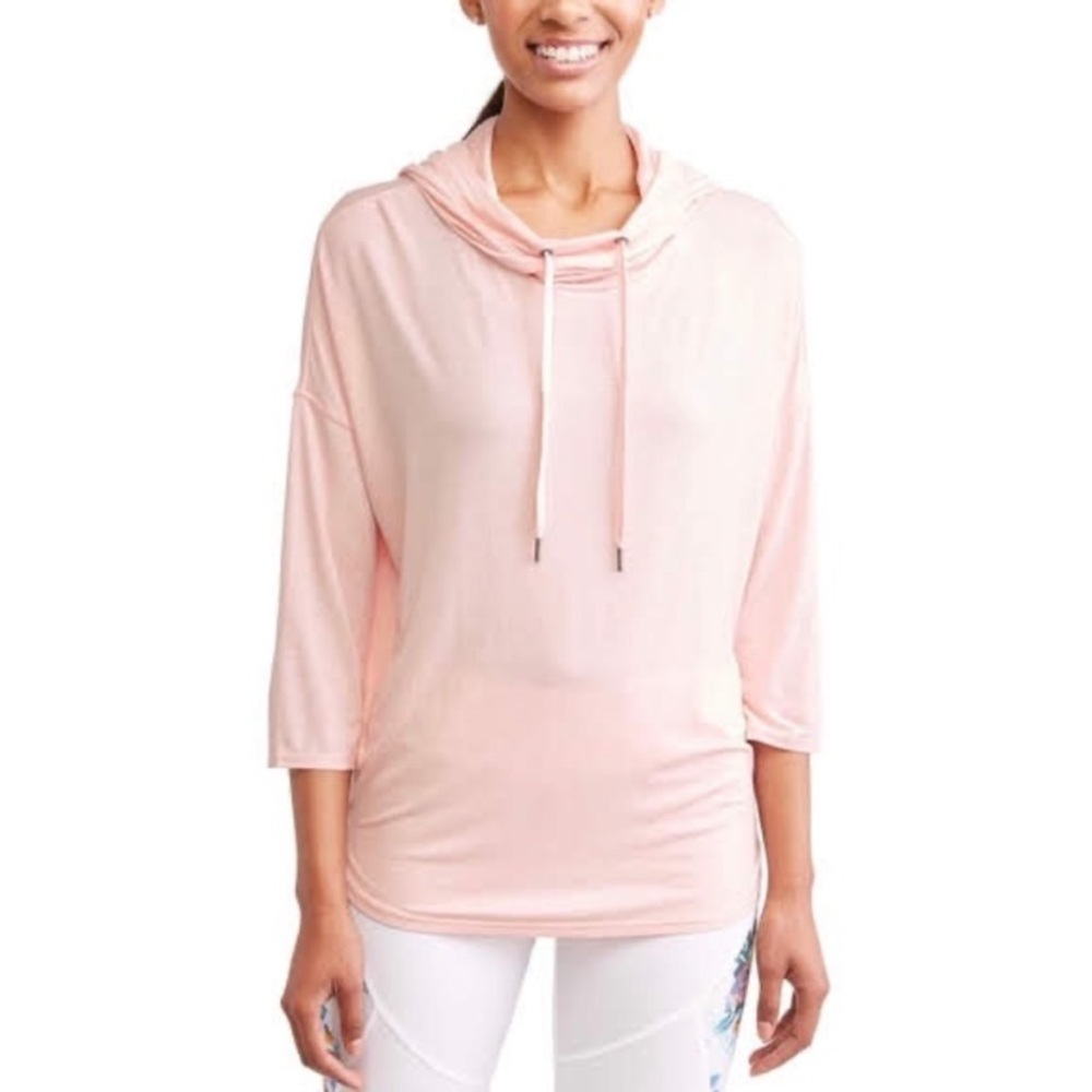 Avia Athleisure Cowlneck Hoodie, Pink